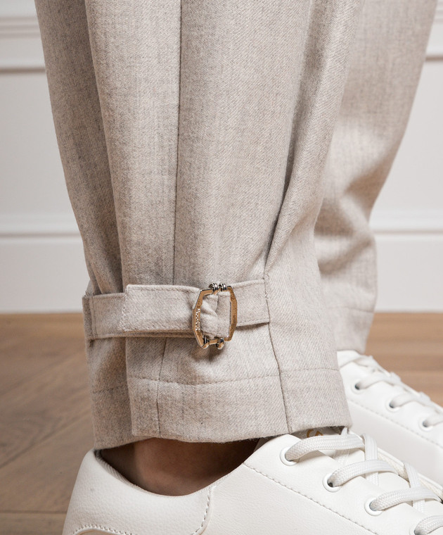 MooRER Karly SWO beige wool pants KARLYSWO image 5