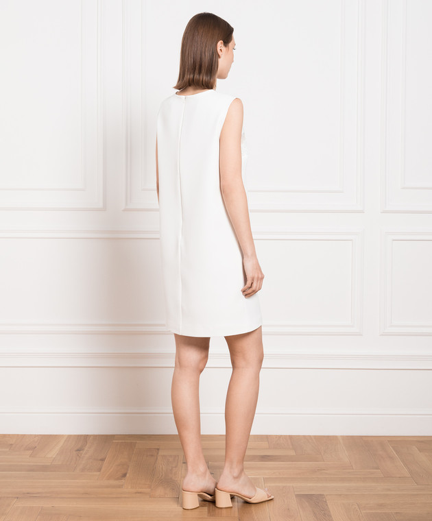 Ermanno Scervino White mini dress with lace D422Q761KIK image 4