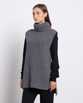 Jil Sander Серый жилет из шерсти J02NC0166J14511