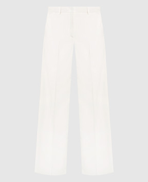 Valentino Білі штани з вовни XB0RB4M774B
