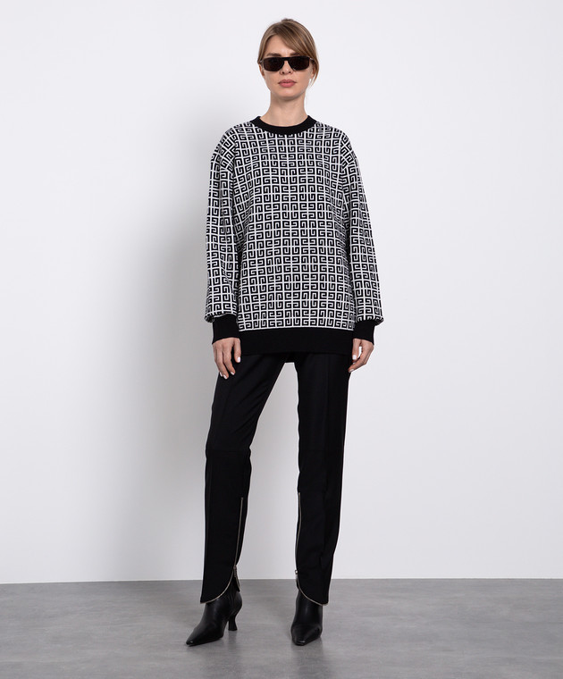 Givenchy Кашеміровий светр у візерунок емблеми 4G BW90E34ZAA зображення 2