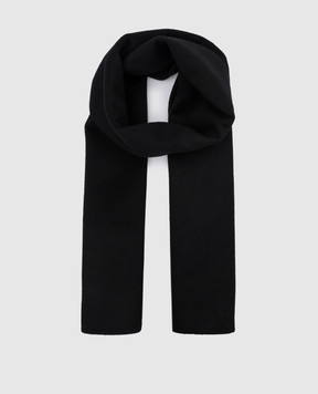 Toteme Черный шарф из шерсти и кашемира 214878717