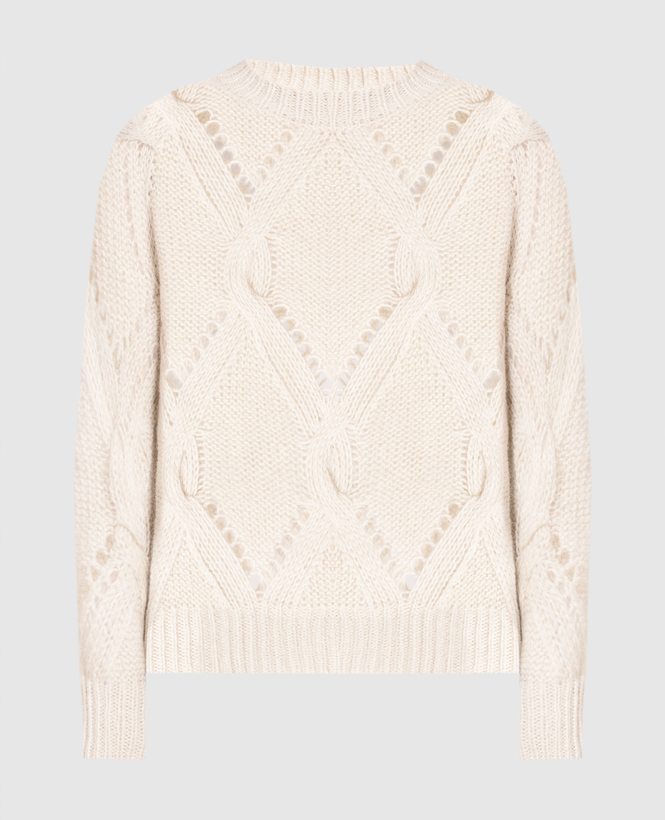 

Белый джемпер с люрексом, Джемпера