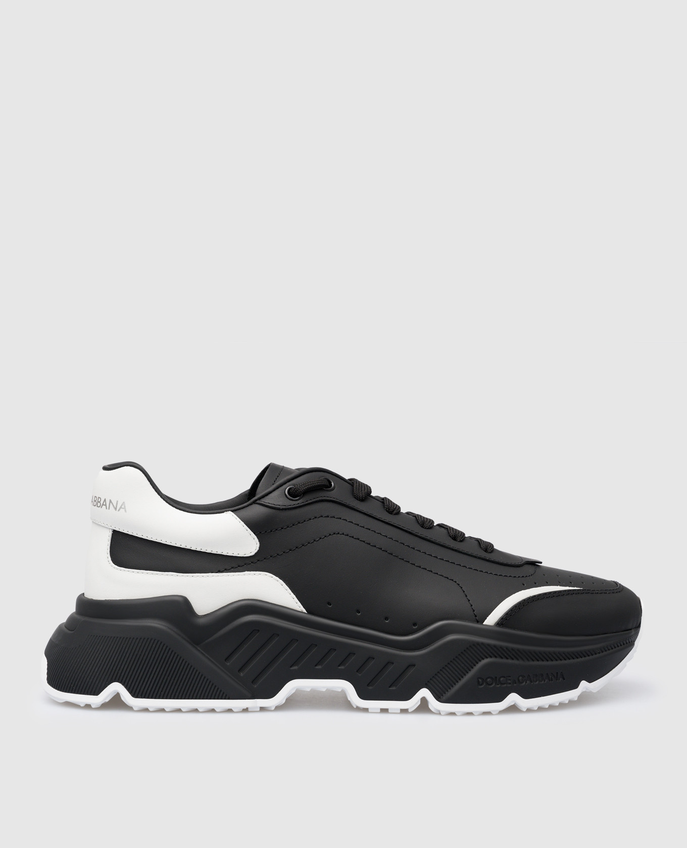 Daymaster Black Leather Sneakers