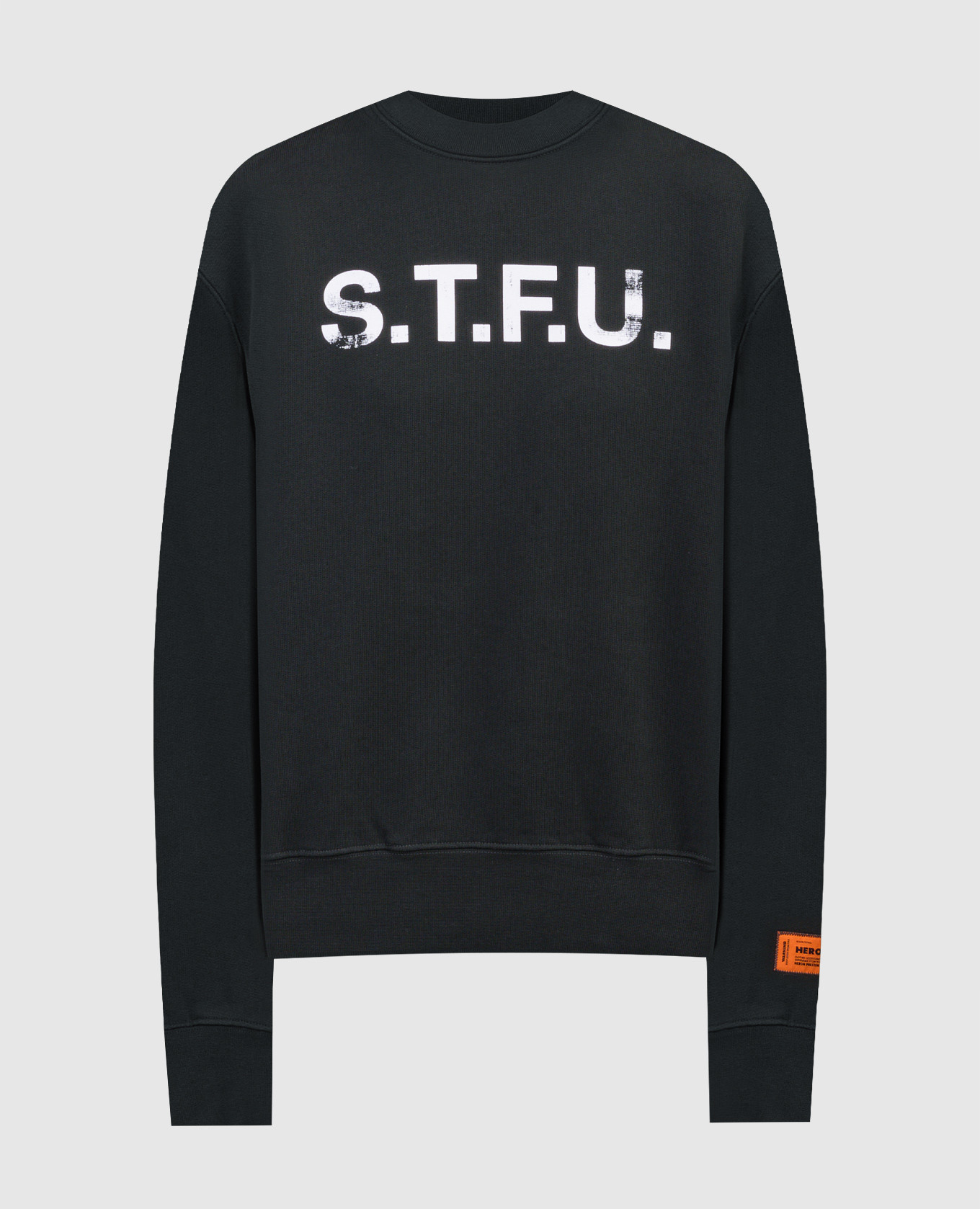 

Зеленый свитшот с принтом STFU, Свитшоты