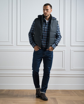 Kiton Зеленый жилет UW1585YC4010