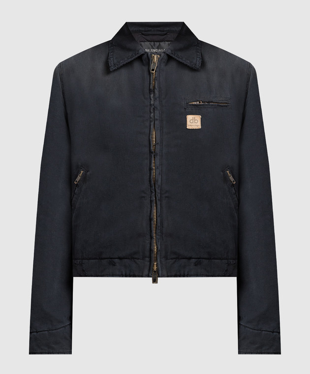 Balenciaga Black jacket with a vintage effect 746466TLP06