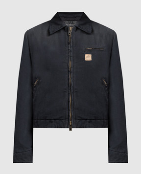 Balenciaga Черная куртка с винтажным эффектом 746466TLP06