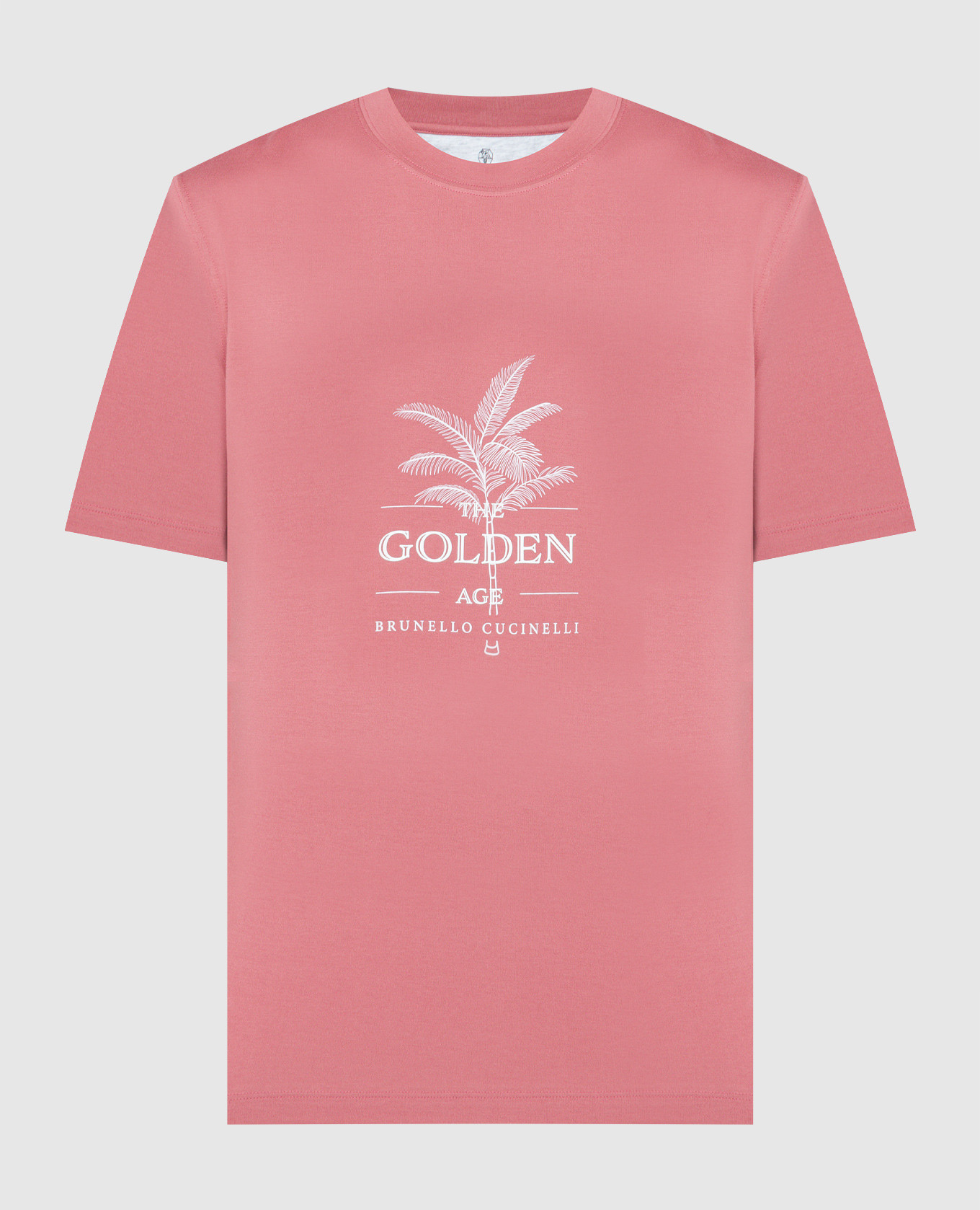 Pink t-shirt with logo print