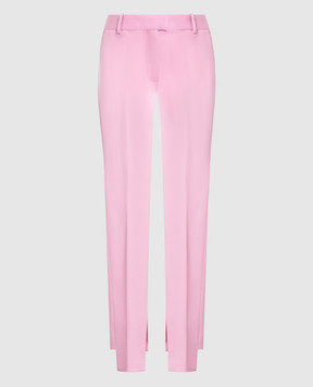 The Attico Розовые брюки Abram с асимметрией 227WCP93W027