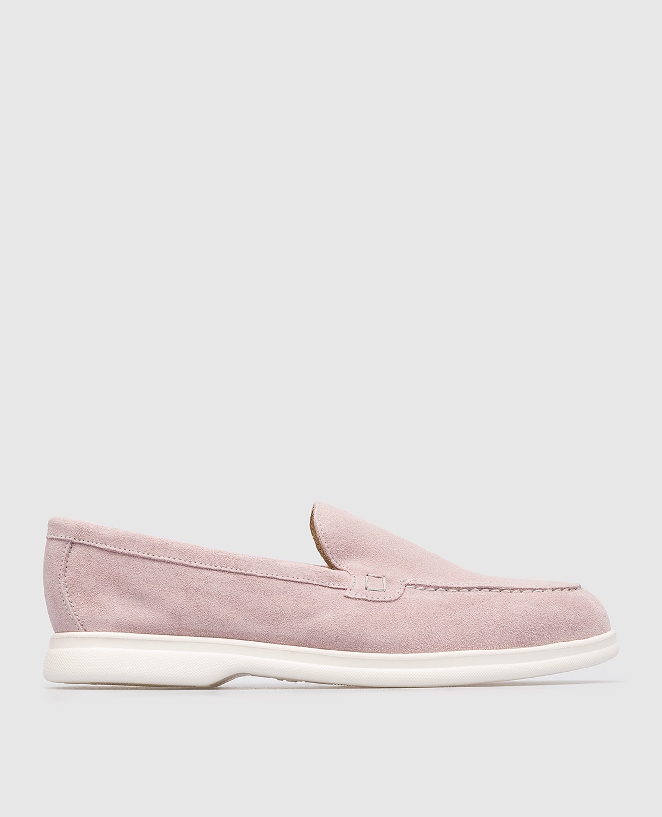 Pink suede slippers
