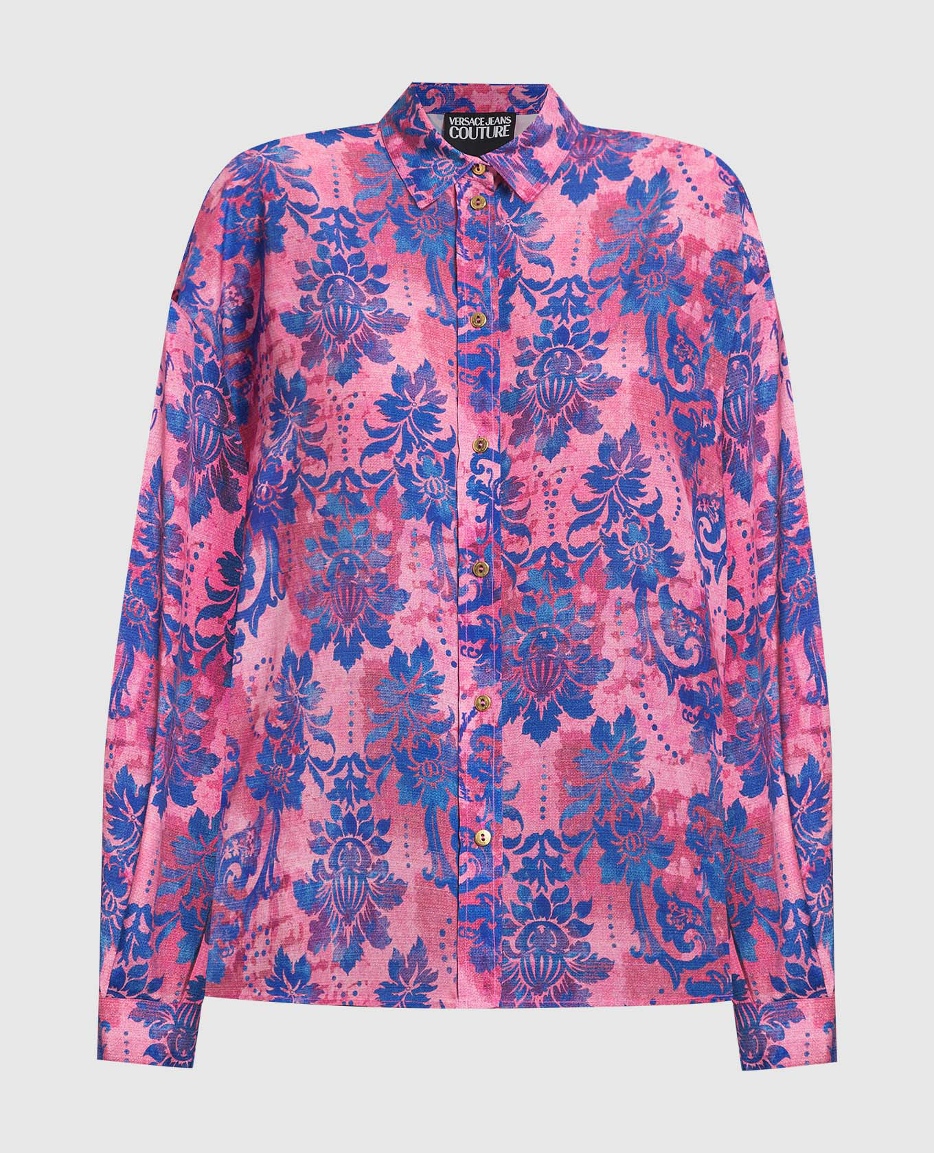 

Коралловая рубашка в узор Tapestry Couture, Красный, Рубашки