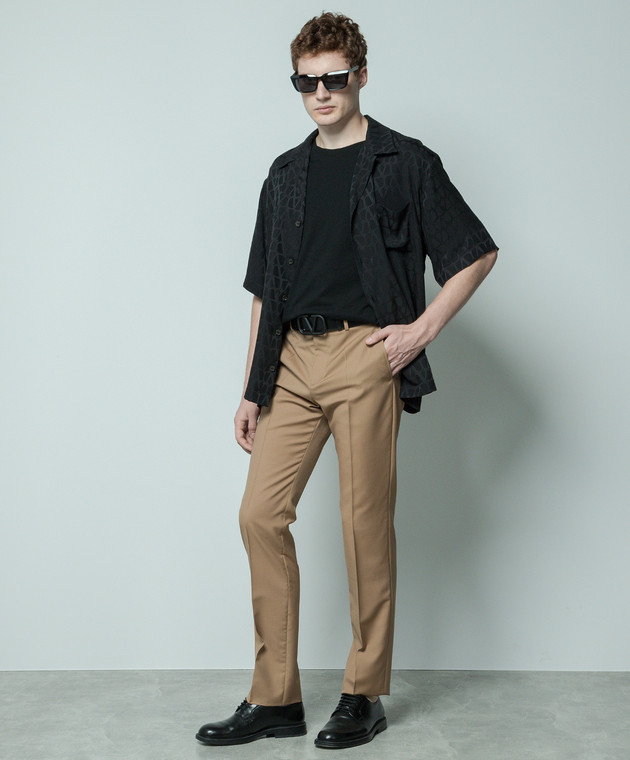 Valentino Brown wool and mohair trousers 4V3RBK7525S image 2