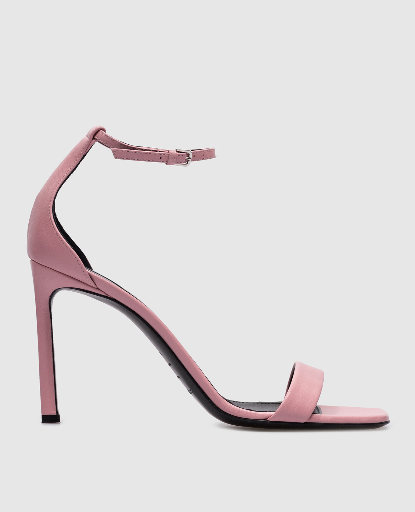 Liya pink leather sandals