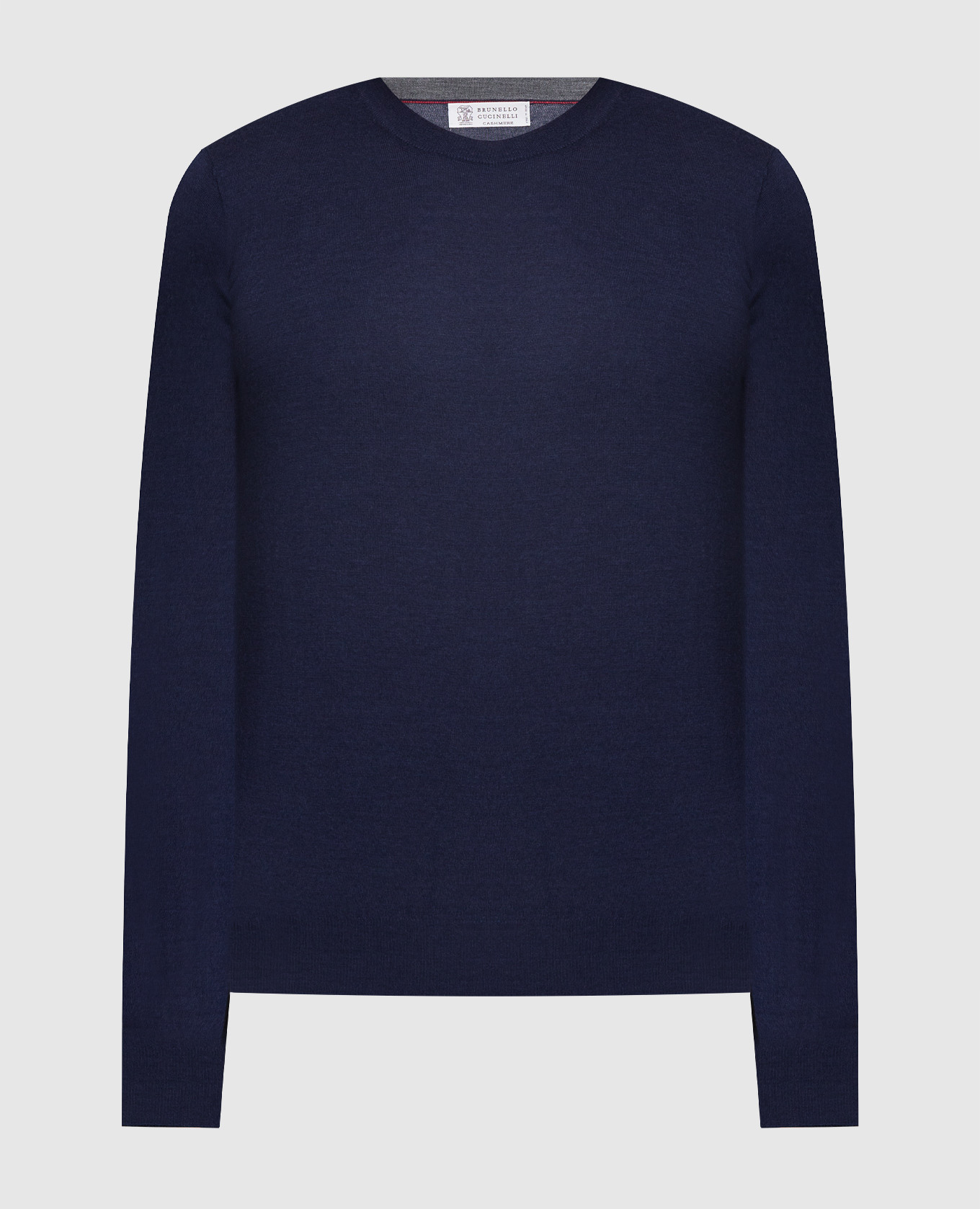Blue wool and cashmere jumper