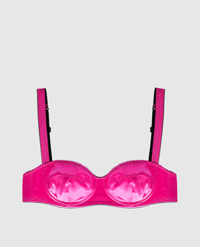Dolce&Gabbana Рожевий ліф із шовку O1A12TONO13
