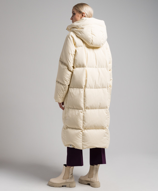 Jil Sander Yellow quilted down jacket with a free cut J40AF0125J74276 image 4