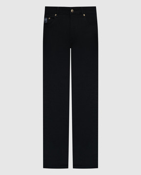 Versace Jeans Couture Чорні джинси з логотипом 76GAB5S0CDW00