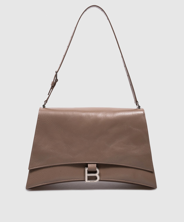 超重力の雨　カミーリア　SC Balenciaga - Коричневая кожаная сумка Crush 7654662AAR2 купить в