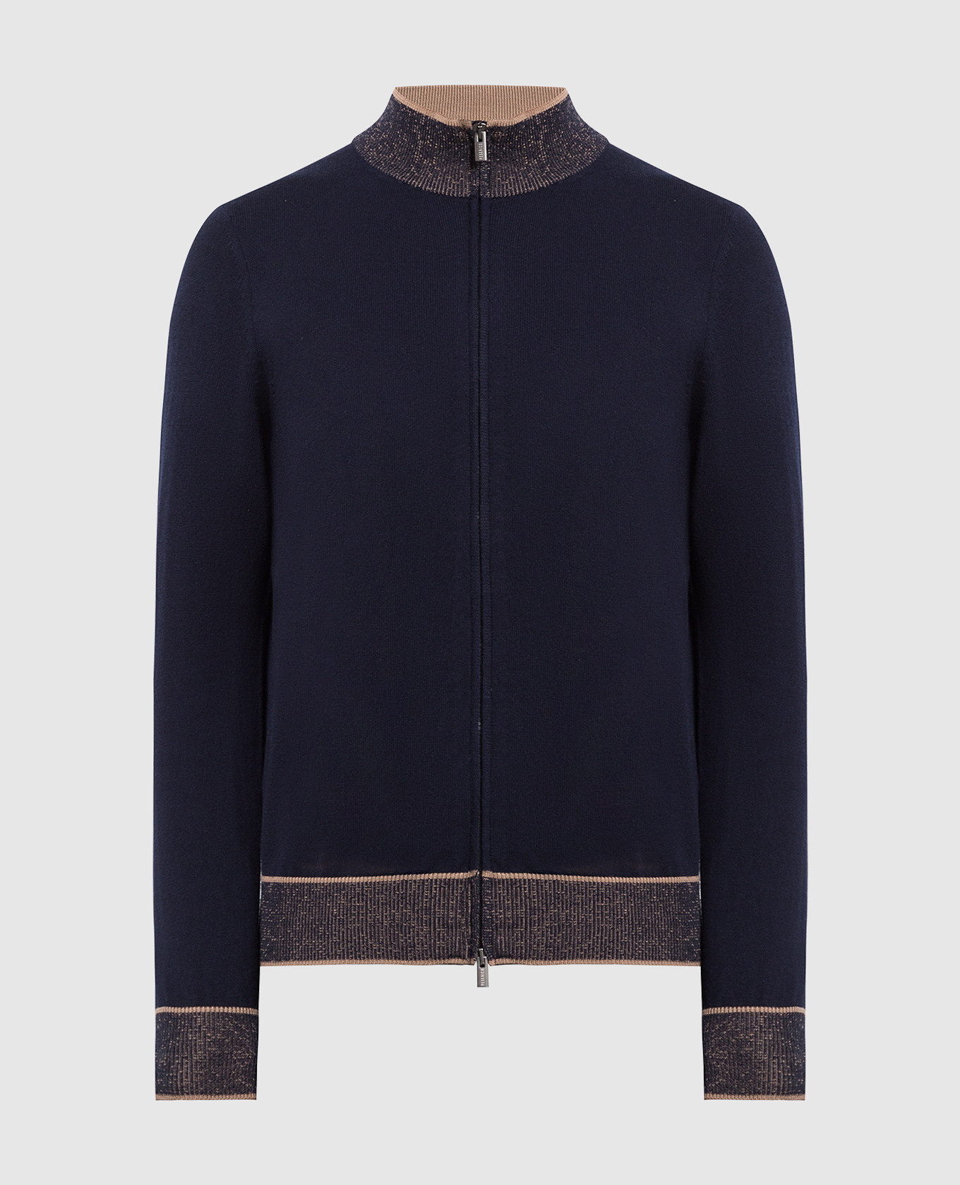 

Синий кардиган из шерсти, шелка и кашемира., Кардиганы