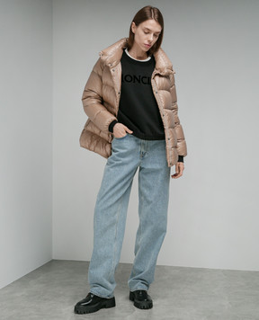 Moncler Черный свитшот с логотипом 8G00037899U5