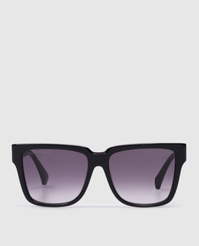 Max Mara Чорні сонцезахисні окуляри GLIMPSE з логотипом GLIMPSE2