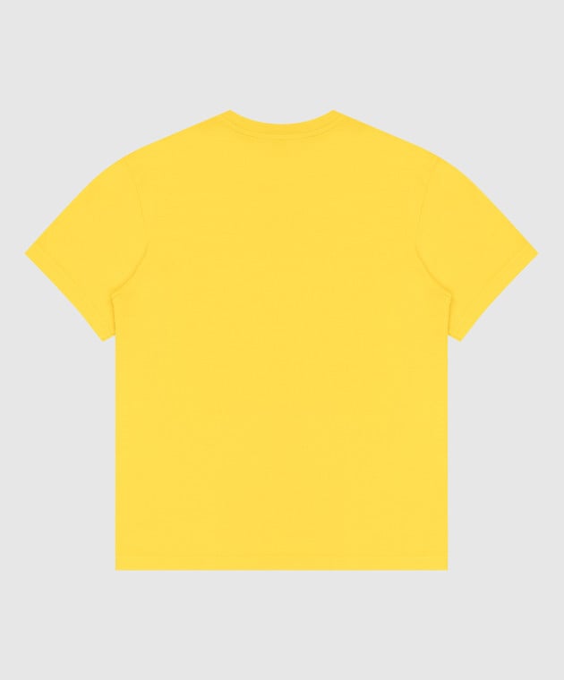 Dolce&Gabbana Children's yellow T-shirt with a print L4JTEYG7H3I814 изображение 2