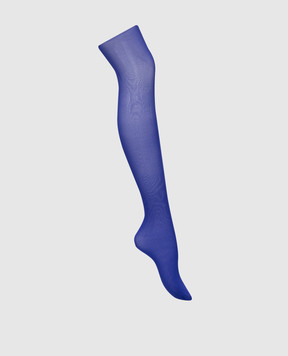 Wolford Сині колготи Mugler 30 DEN 14892