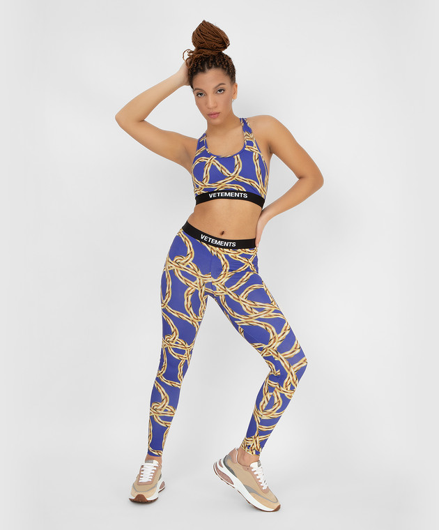 Vetements - Patterned sports leggings WE52TR320R - buy with Netherlands  delivery at Symbol