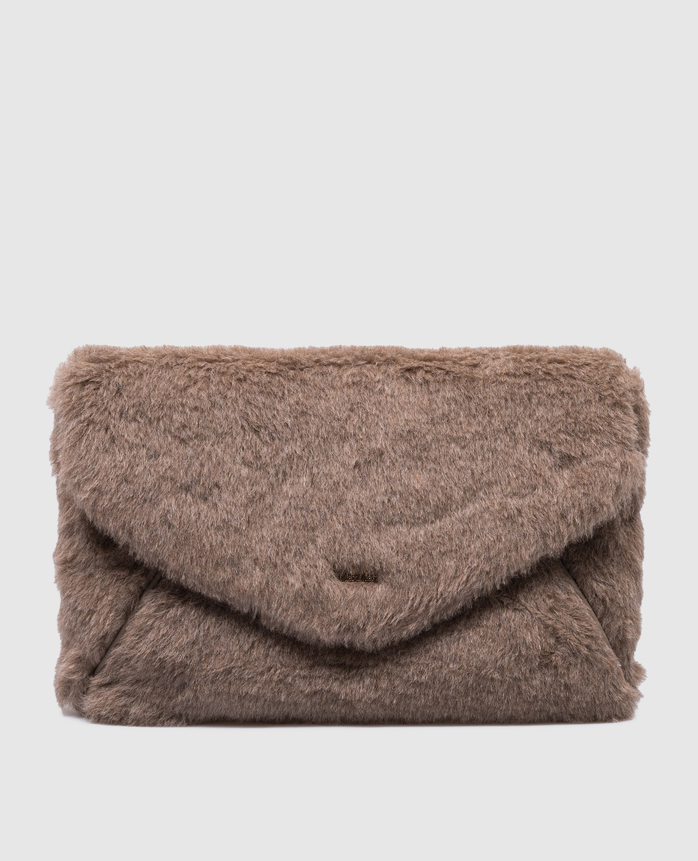 

Коричневый клатч-конверт Teddyenvelope с логотипом, Клатчи
