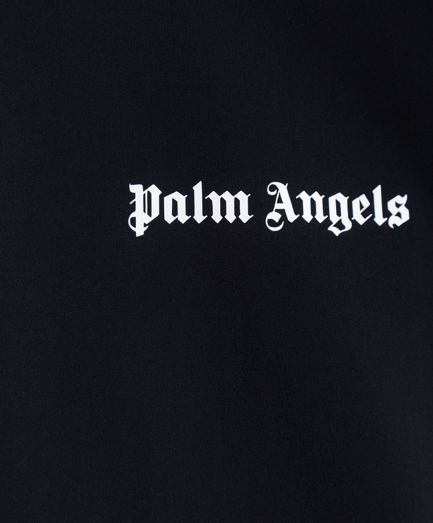 Palm Angels Чорний топ із контрастними вставками PWVO001C99FAB002 зображення 5