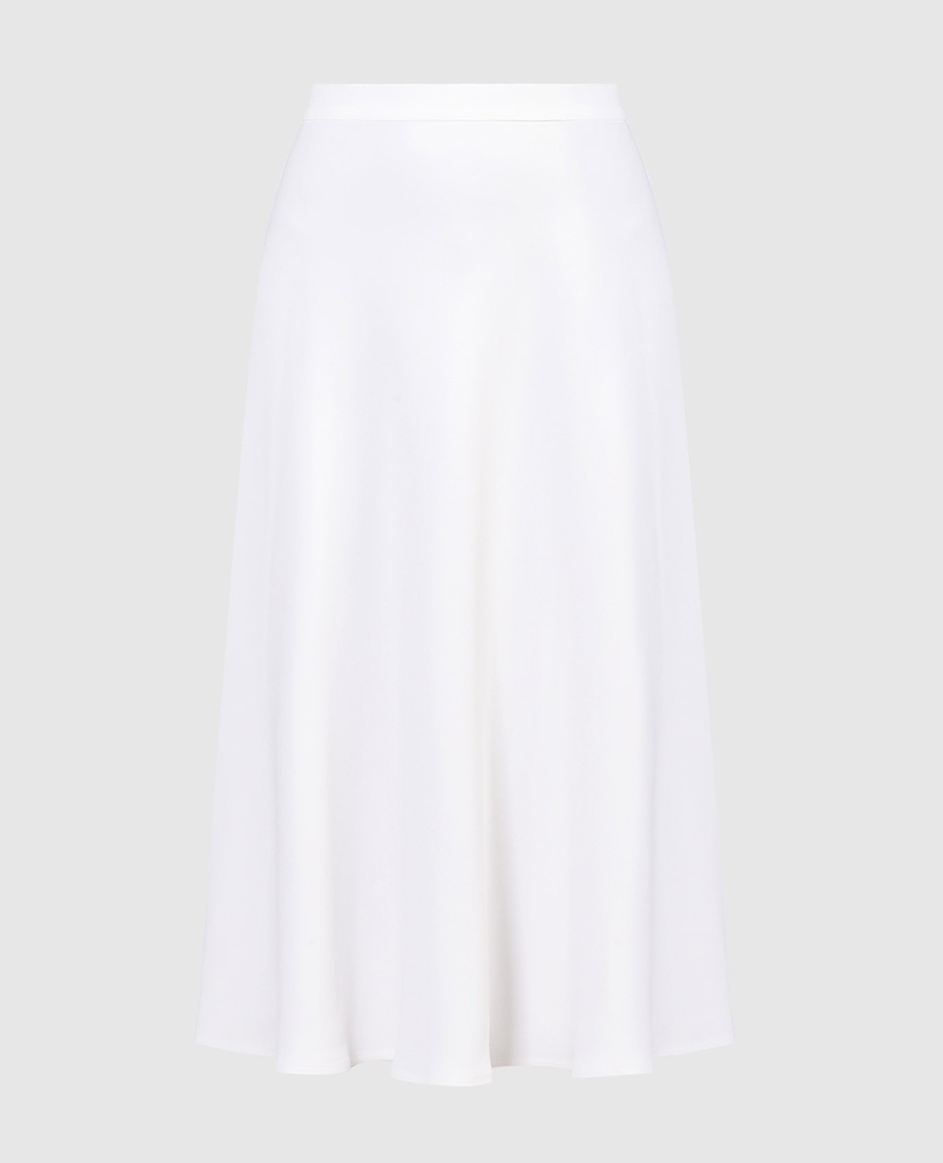 Белая юбка миди