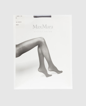 Max Mara Темно-коричневые колготы 50 den Lisbona LISBONA