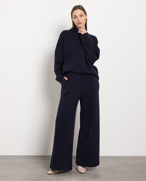 The Row Сині штани Boden Pant з вовни 6511K425