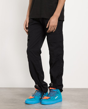 Off-White Черный карго с логотипом OMCF036S23FAB001