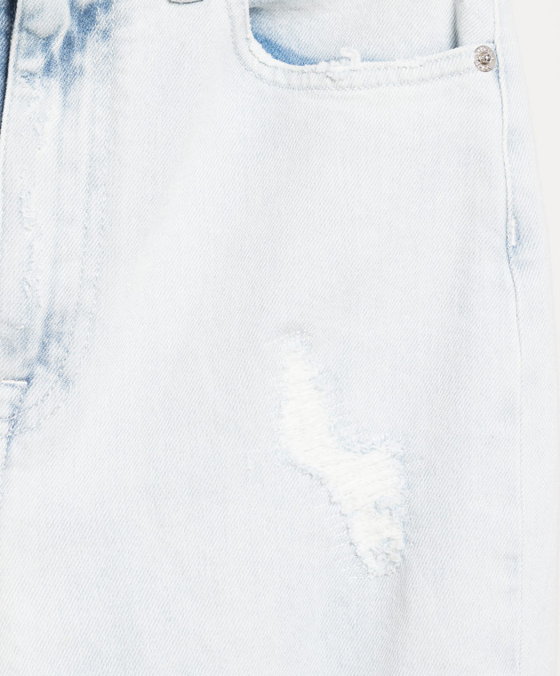 Dolce&Gabbana Blue skinny jeans with slits FTBXHDG8GF7 image 5
