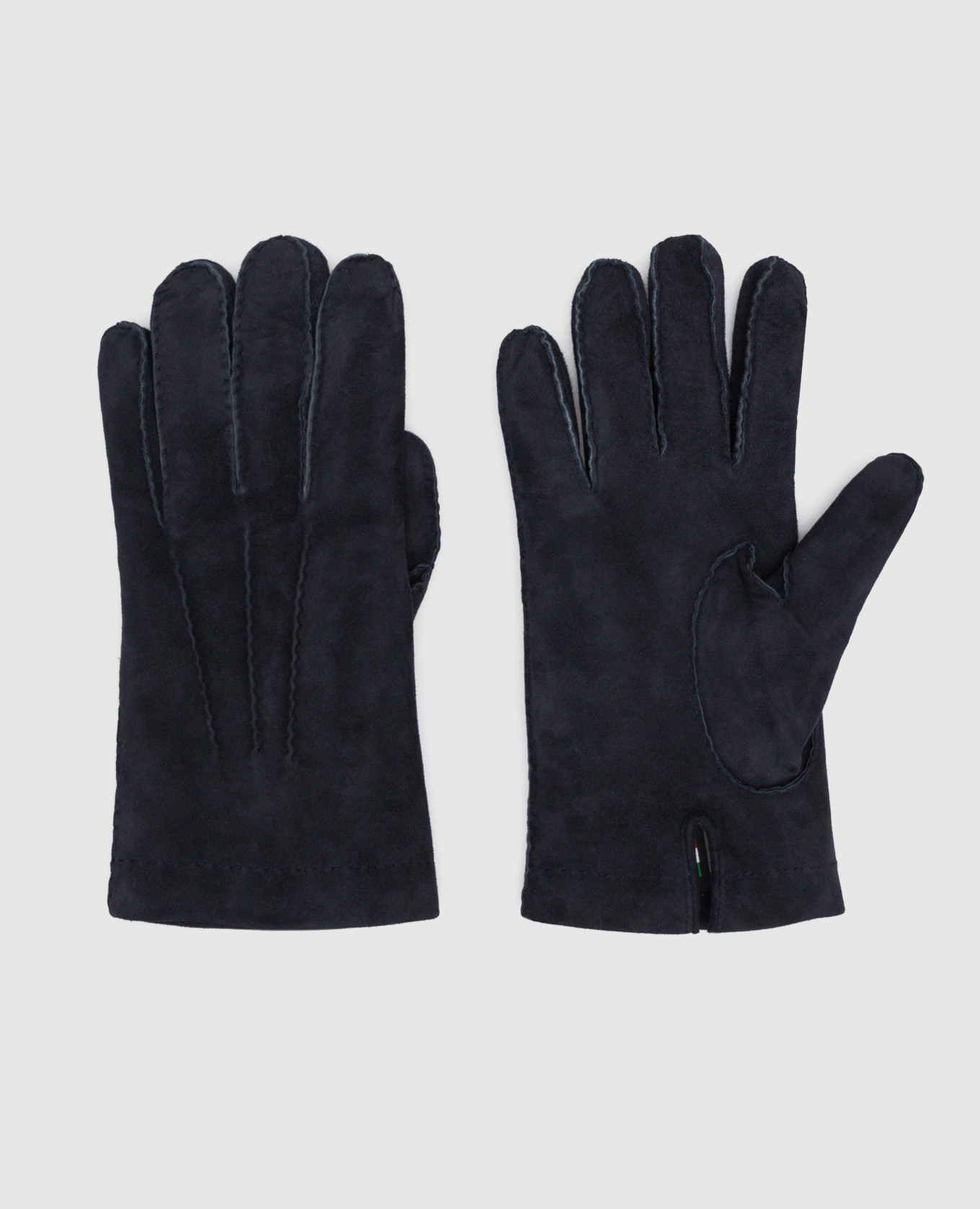Narton navy suede gloves