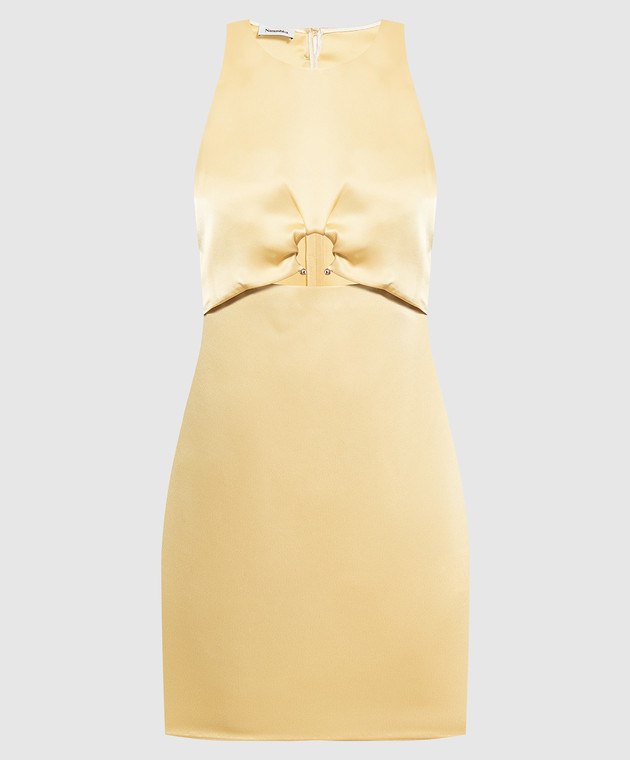 Nanushka Yellow mini dress Elmi NW23RSDR01014