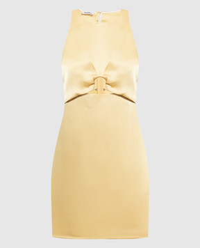 Nanushka Жовта сукня міні Elmi NW23RSDR01014