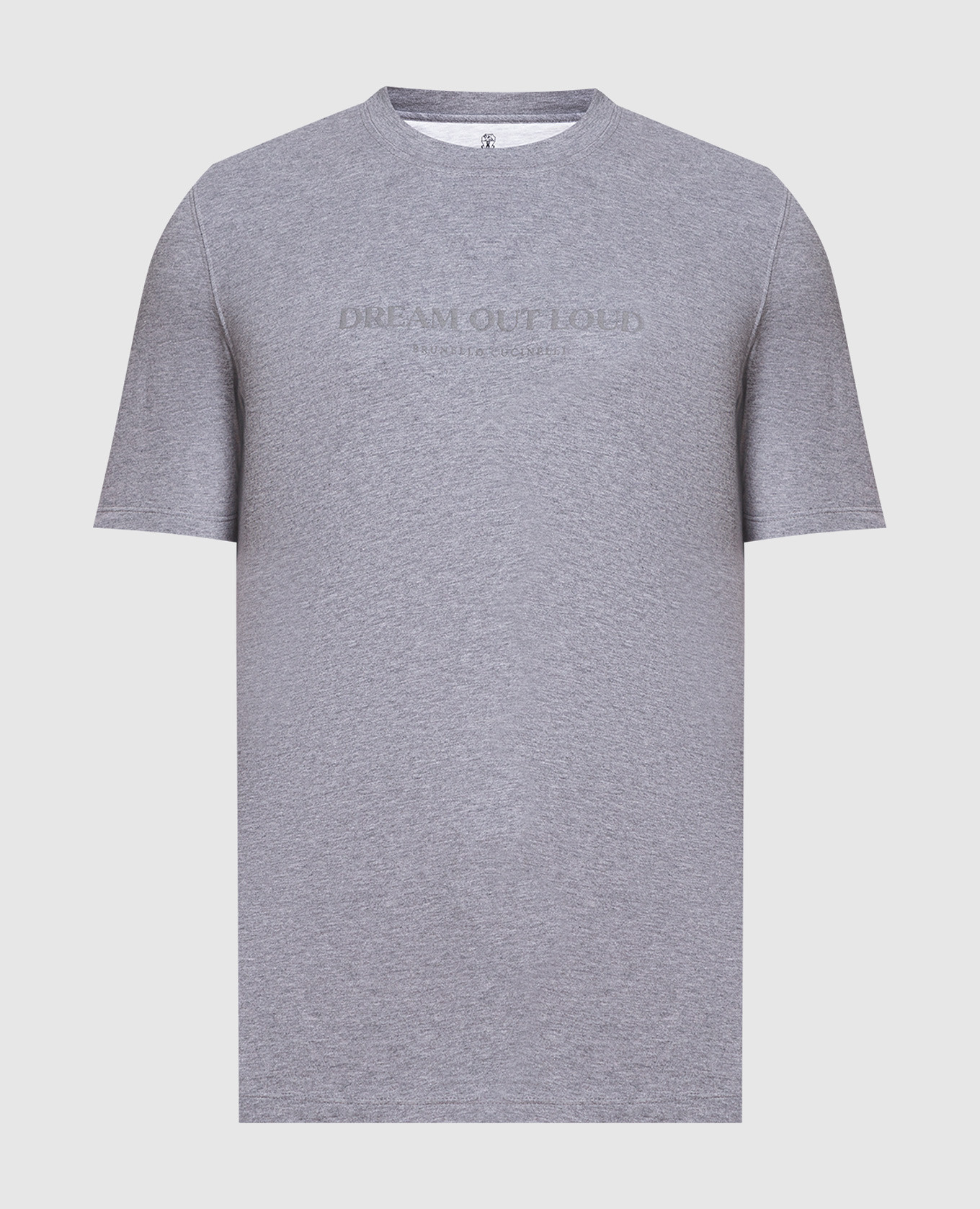 Gray t-shirt with Dream out loud print