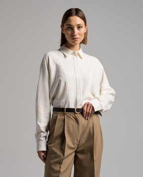 Toteme Біла блуза із шовку 241WRT989FB0073