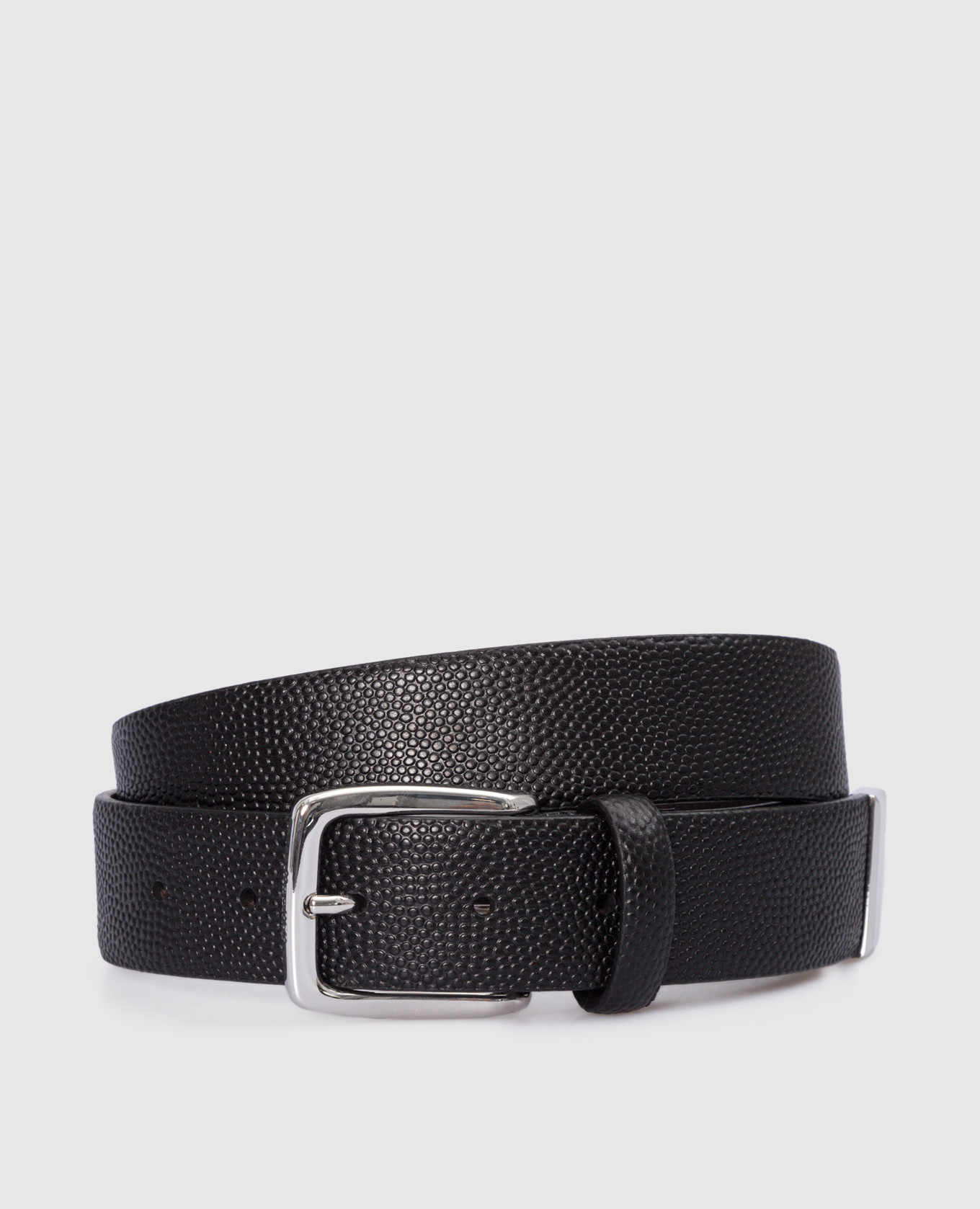 MooRER - Black CALATRAVA leather belt CALATRAVABKT - buy with European ...