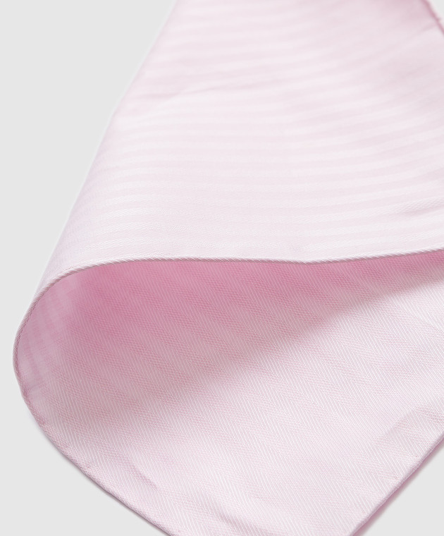 Stefano Ricci Children's pink striped scarf YFZ25COLJ1754 image 2