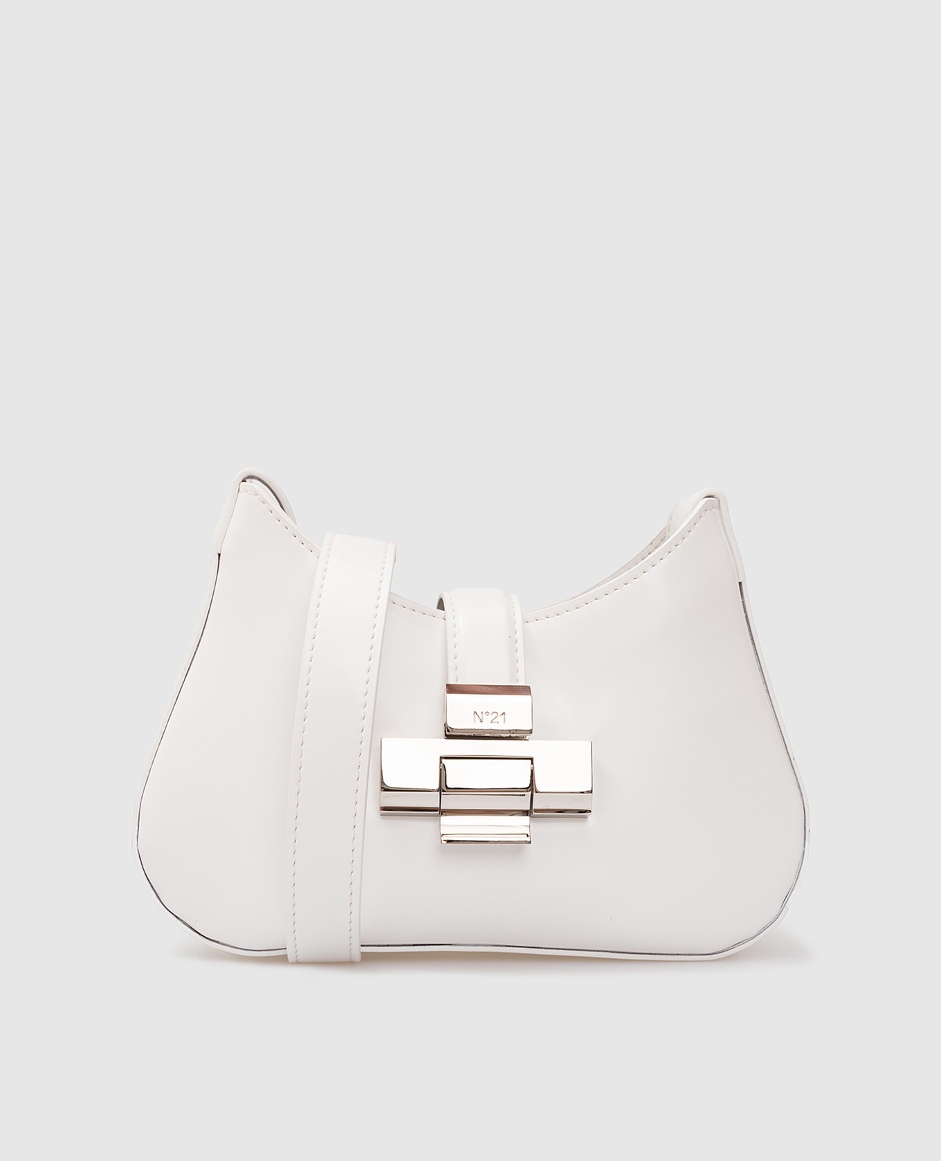 Белая сумка-хобо мини Lolita