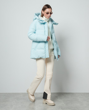 Mackage Голубой пуховик Freya-Tr с фактурной эмблемой логотипа FREYATR