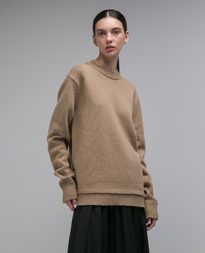 Maison Margiela Коричневый свитер SI1GP0001S18064