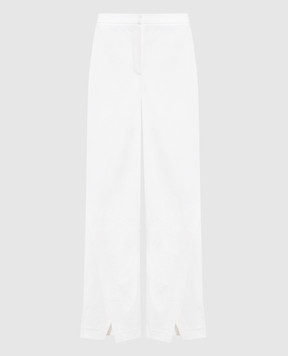 Twinset Білі штани кльош з розрізами 232TP2084