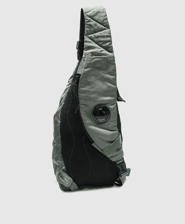 C.P. Company Зеленая сумка-слинг со шнуровкой MAC114A005269G изображение 3