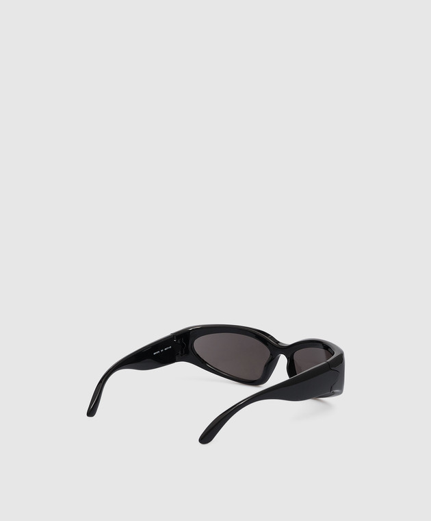 Balenciaga Swift logo sunglasses in black 658745T0007 image 4