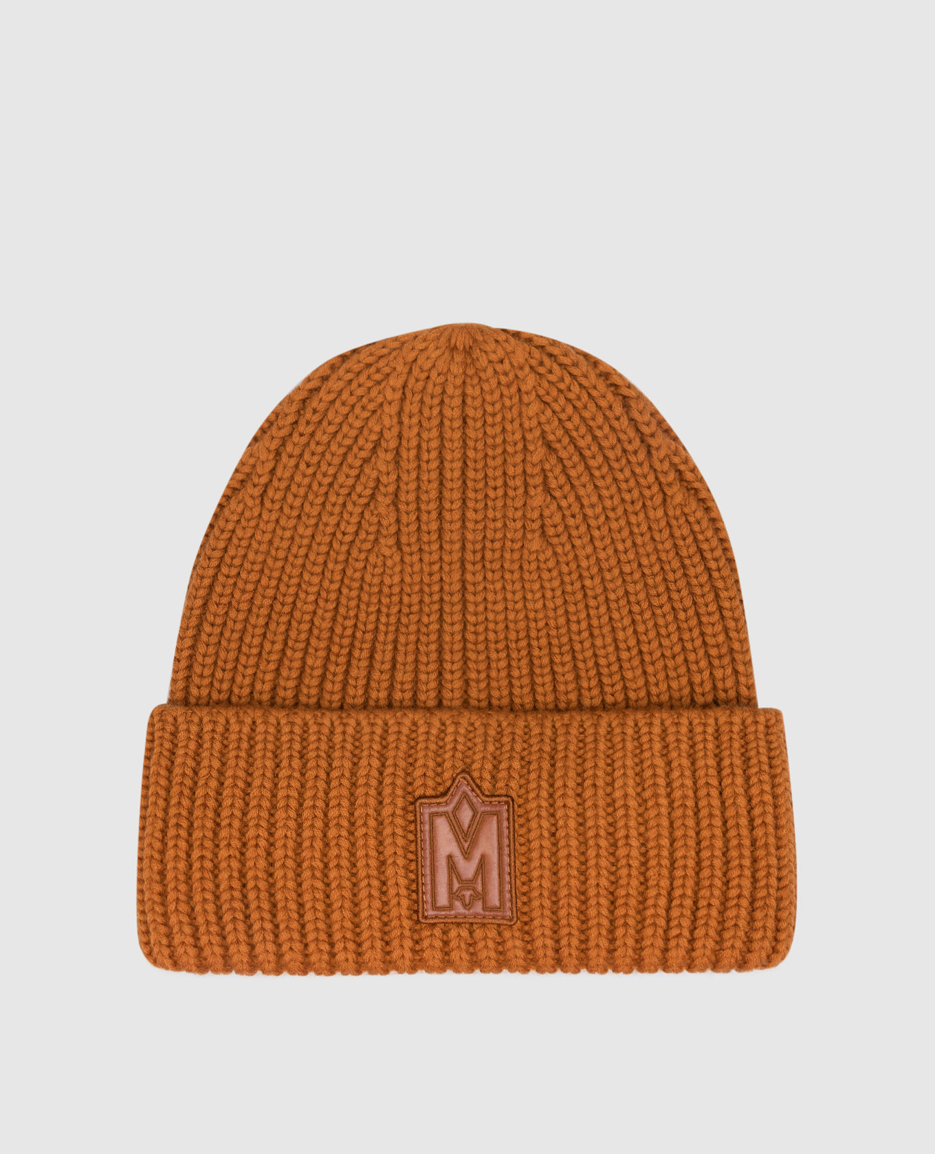 

Коричневая шапка Jude-M с нашивкой логотипа, Коричневый, Шапки